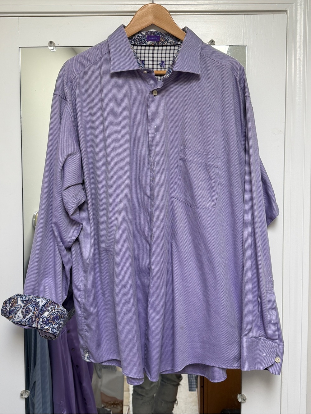 Bulk 3 shirts. Egara Lavender Long-Sleeve Dress shirts